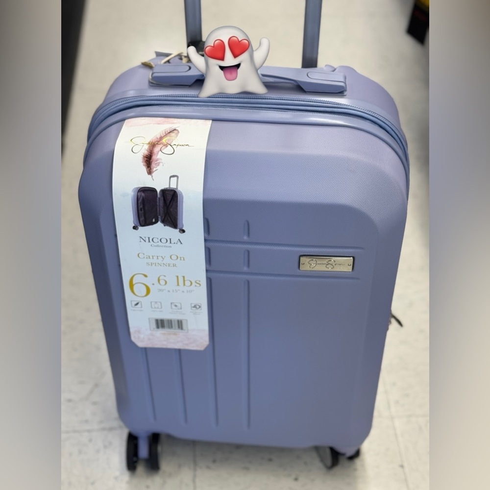 Jessica Simpson Light Purple Carry-On Spinner 22”